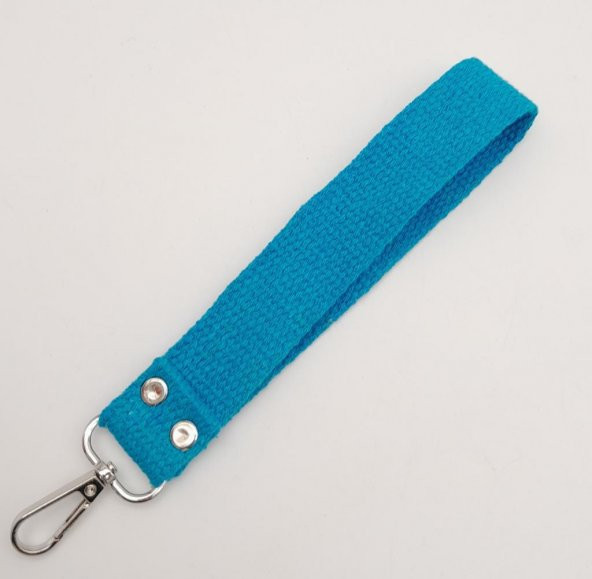 Angel Çanta Aksesuar Turkuaz Pamuklu Kolon Elcik Gümüş Metalli - 3