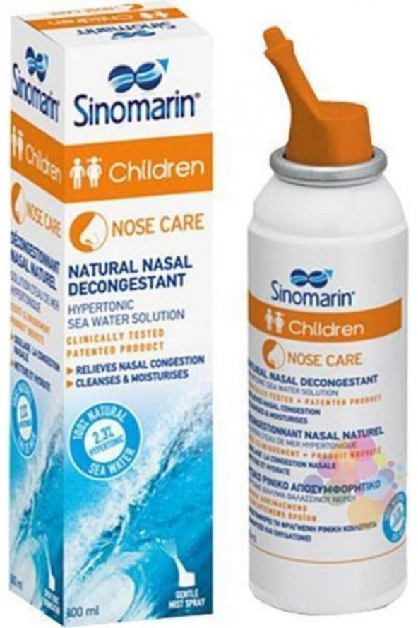 Sinomarin Bebek Ve Çocuklar Için Deniz Suyu Spreyi 100 ml