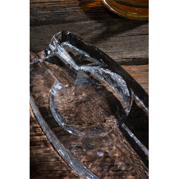 Glamis Cam Vegas Çift Oluklu Puro Küllük - 2