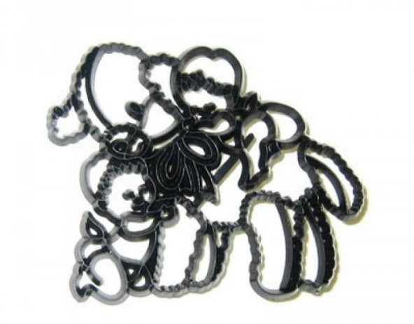 BASKI PATCHWORK ORJ BEBEK KUZU - 2