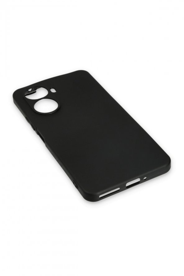 Huawei Nova 10 SE Kılıf Yumuşak Dokulu Silikon  - Siyah - Resim 4