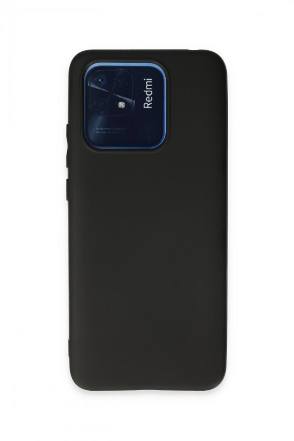 Xiaomi Poco C40 Kılıf Yumuşak Dokulu Silikon  - Siyah