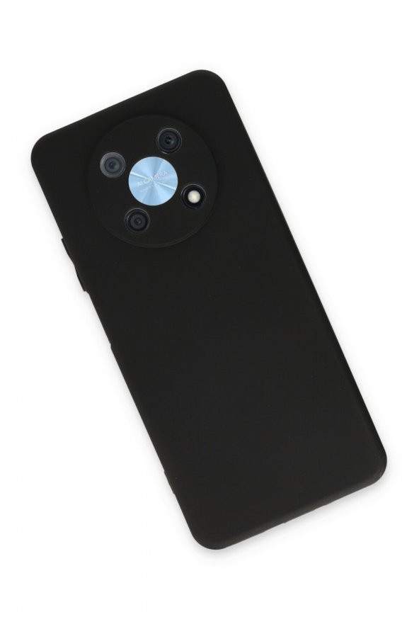 Huawei Nova Y90 Kılıf Yumuşak Dokulu Silikon  - Siyah - Resim 3