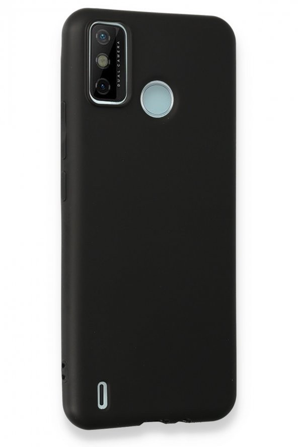 Techno Spark 6 Go Kılıf Yumuşak Dokulu Silikon  - Siyah - Resim 3