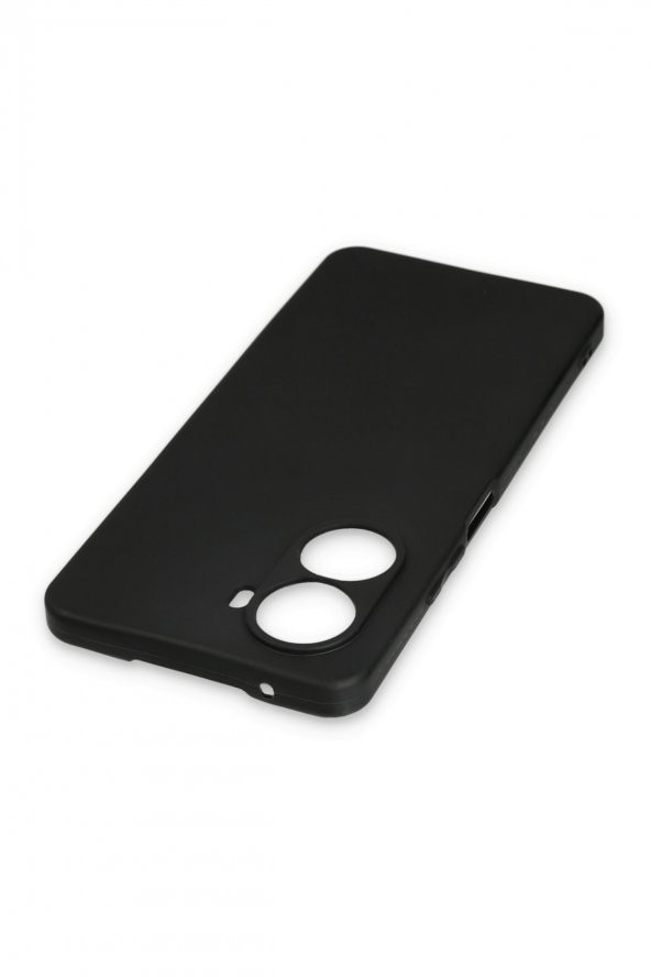 Huawei Nova 10 SE Kılıf Yumuşak Dokulu Silikon  - Siyah - Resim 5