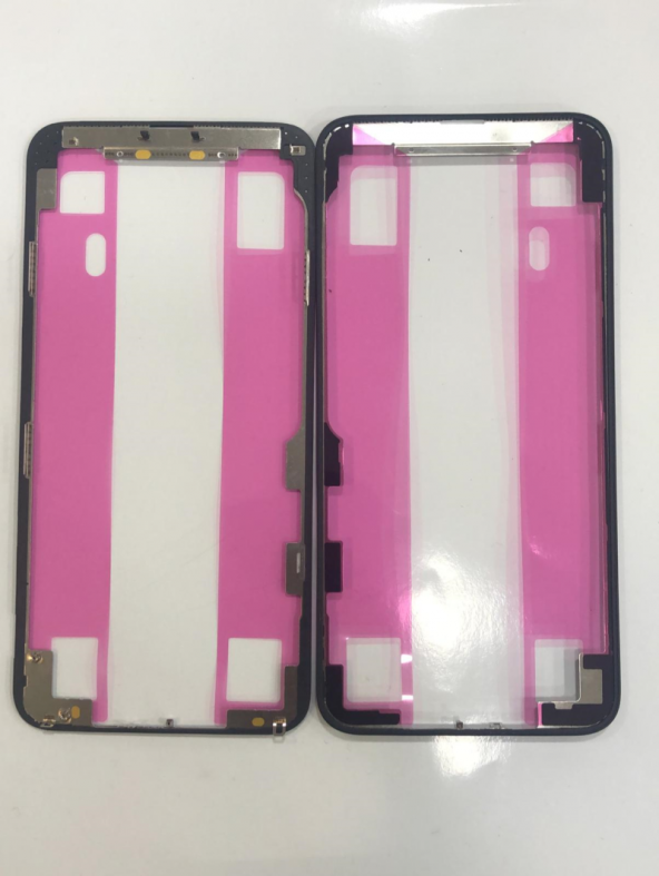 Kadrioğlu İPhone 12 Pro Max Orta Kasa Ekran Çıtası Siyah