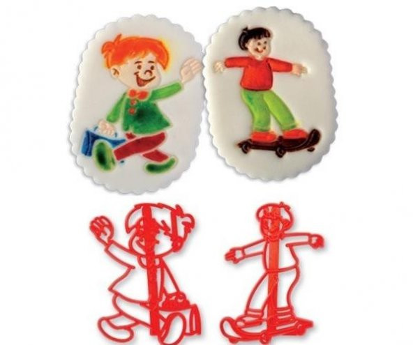 BASKI PATCHWORK KIRMIZI KAYKAY