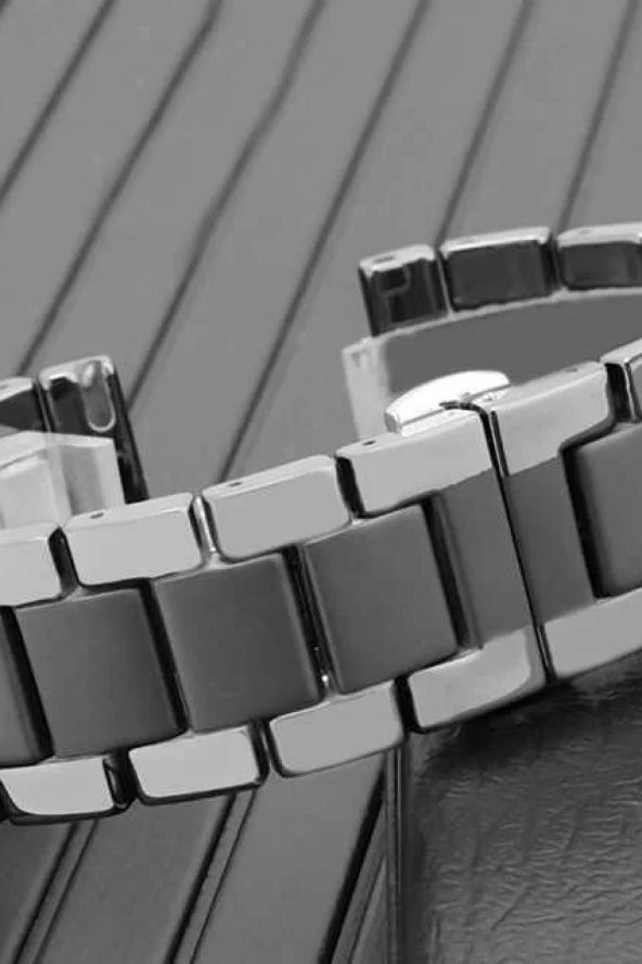 Samsung Galaxy Gear S2 (20mm) Mat Seramik Metal Kordon Saat Kayışı - 5