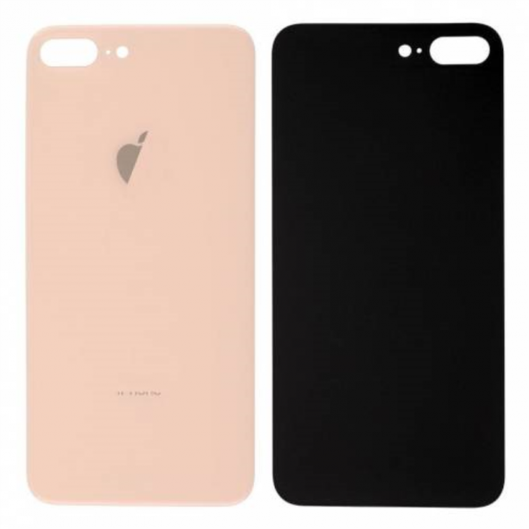 Kadrioğlu İPhone 8 Plus Arka Pil Kapağı Bighole Gold
