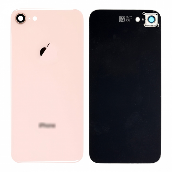 Kadrioğlu İPhone 8G Arka Pil Kapağı Full Kamera Lensli Gold - 1