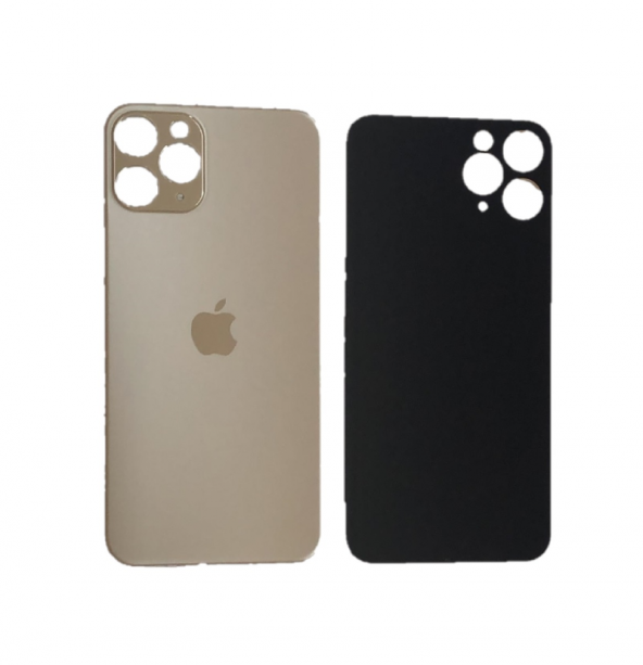 Kadrioğlu İPhone 11 Pro Arka Pil Kapağı Bighole Gold - 1