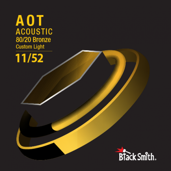 BLACKSMİTH ABR-1152, Custom Light (011 - 052) ACOUSTİC TEL