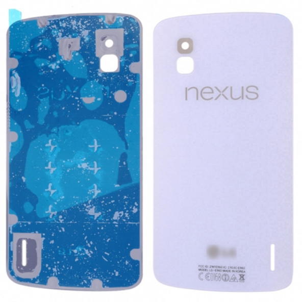 Kadrioğlu Lg E960 Nexus 4 Arka Pil Kapağı Beyaz