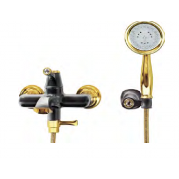 Creavit EG2500-S Elegant Banyo Armatürü - Siyah&Altın