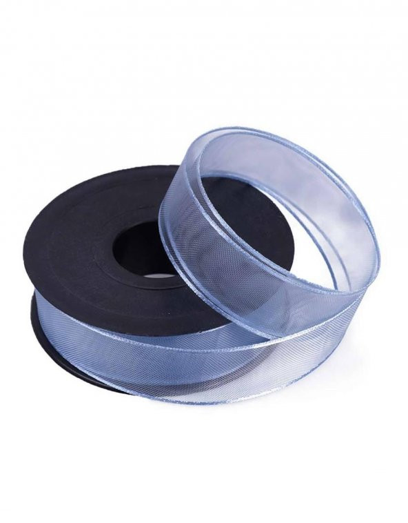 KURDELE ŞİFON 4 CM 20 MT MAVİ