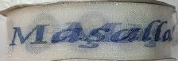 KURDELE ORGANZE BASKILI MAŞALLAH