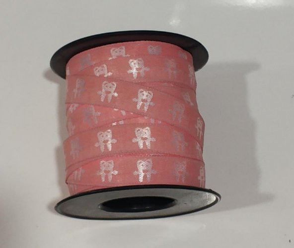 KURDELE SATEN 70 MT DİŞ PEMBE