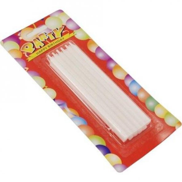 MUM  BEYAZ 12 Lİ 20 CM