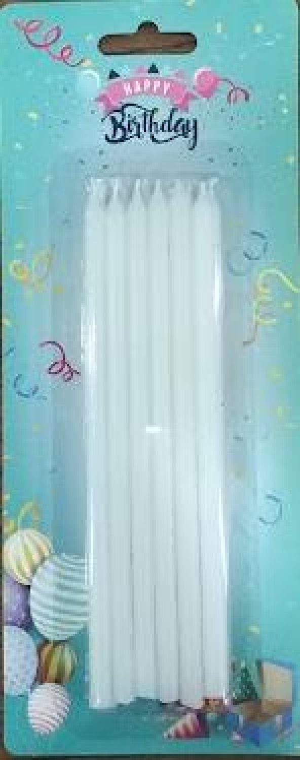 MUM 14 CM BEYAZ 12Lİ