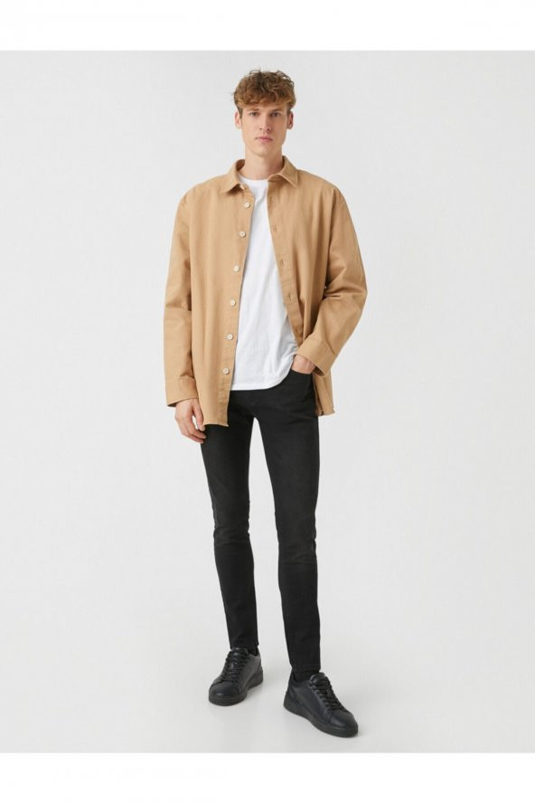 Skinny Fit Kot Pantolon - Michael Jean - Resim 2