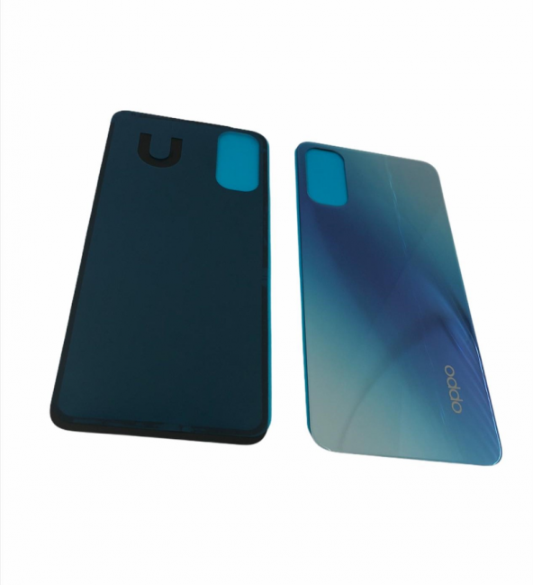 Kadrioğlu Oppo Reno 4 5g Arka Pil Kapağı Mavi - 1