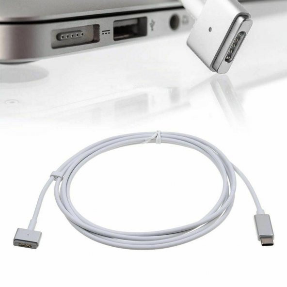 Macbook Magsafe 2 Type-C to Magsafe 2 Şarj Kablosu - 2