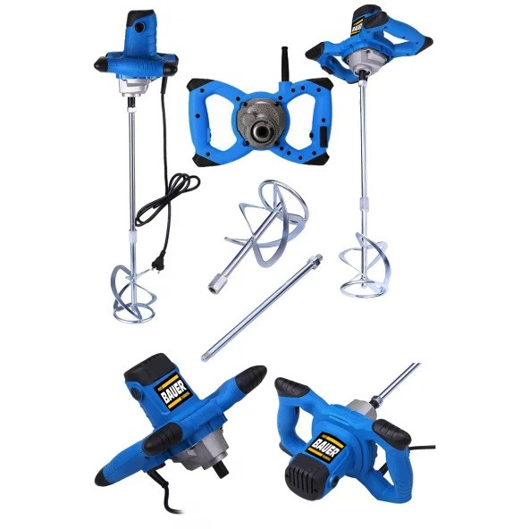 Bauer Alman 3000 W 6 Kademe Devir Ayarlı Elektrikli Alçı Boya Ve Harç Karıştırıcı Mikser - 2