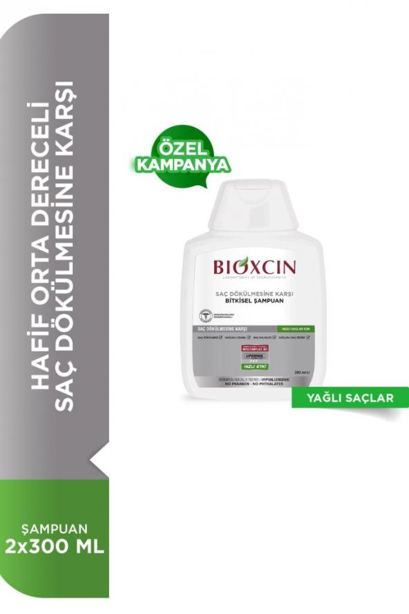 Bioxcin Klasik Yağlı Saçlar Şampuan 300 ml 2.si 50 İndirimli - 2