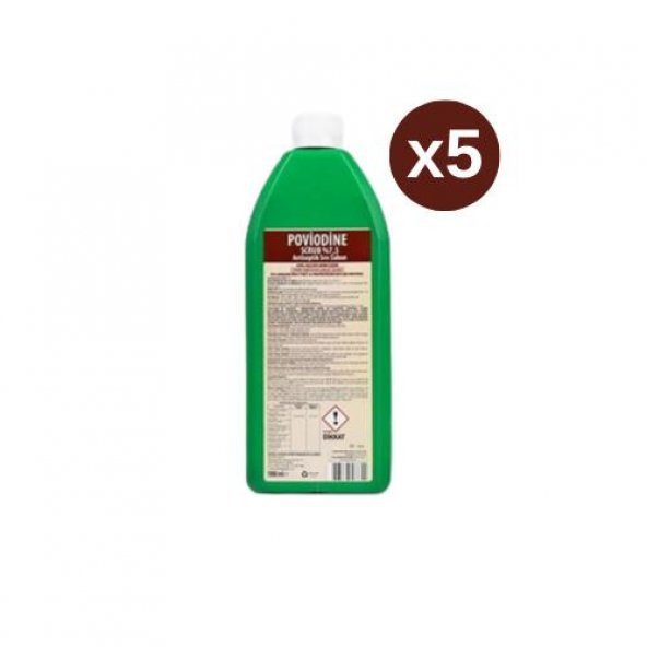 Aqua Poviodine Scurp 1lt x 5 Adet