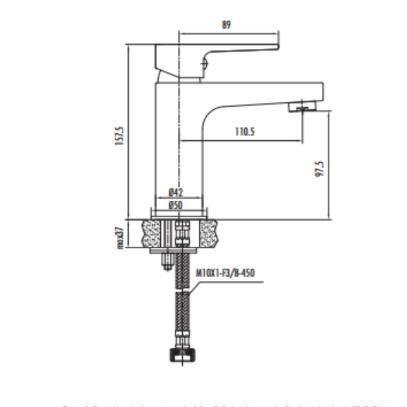 Creavit SR1500 Sharp Lavabo Armatürü - 2