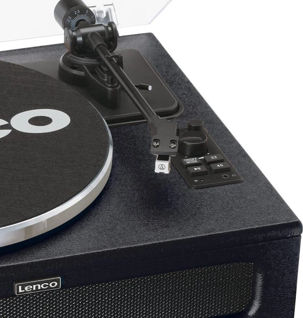 Lenco LS-430BK 4 DAHİLİ HOPARLÖRLÜ BLUETOOTHLU PİKAP PLAK ÇALAR SİYAH - 3
