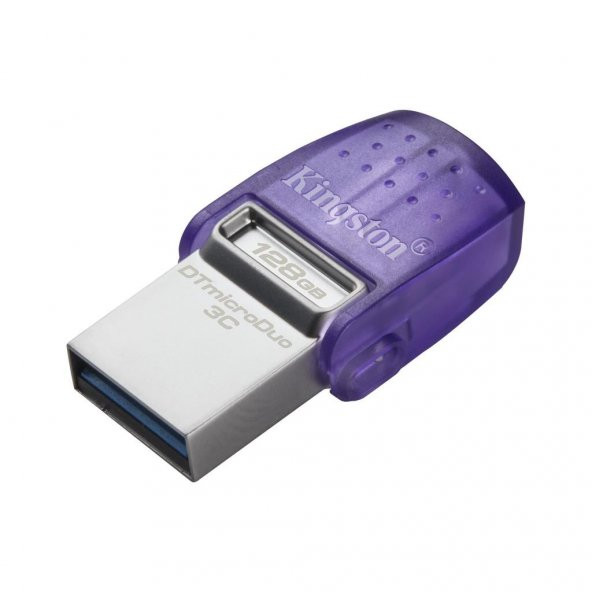 Kingston Dtduo3cg3-128Gb Datatraveler Microduo 3C 200Mb-S Dual Usb-A + Usb-C Flash Bellek