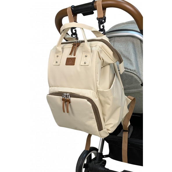 Stylo Paris Anne Bebek Bakım Sırt Çantası (BEJ) - 5