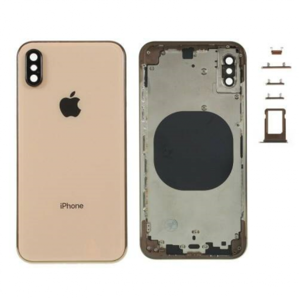 Kadrioğlu İPhone XS Kasa Kapak Gold