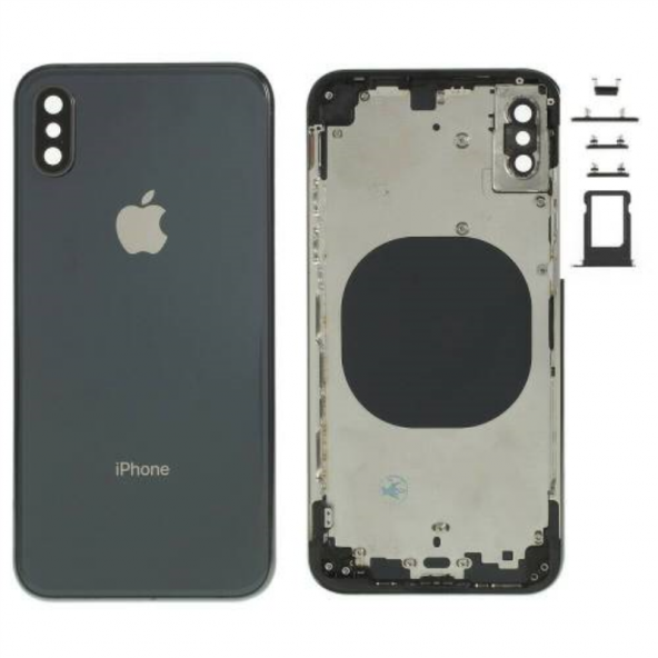 Kadrioğlu İPhone XS Kasa Kapak Siyah