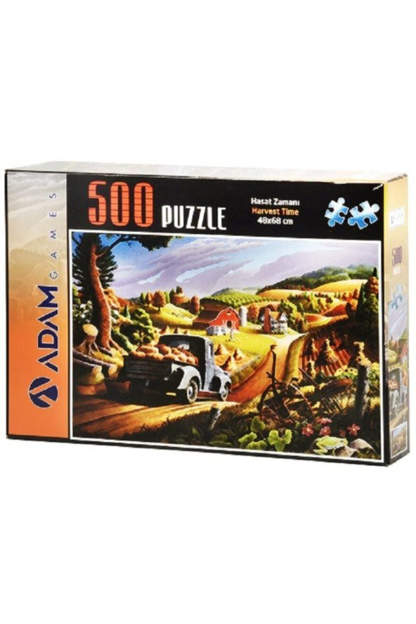 Puzzle 500 Parça Hasat Zamanı Adam Games 48*68