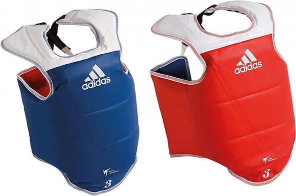 Adidas ADITAP01 WT Onaylı Taekwondo Safeguard - Çift Taraflı Vücut Koruyucu