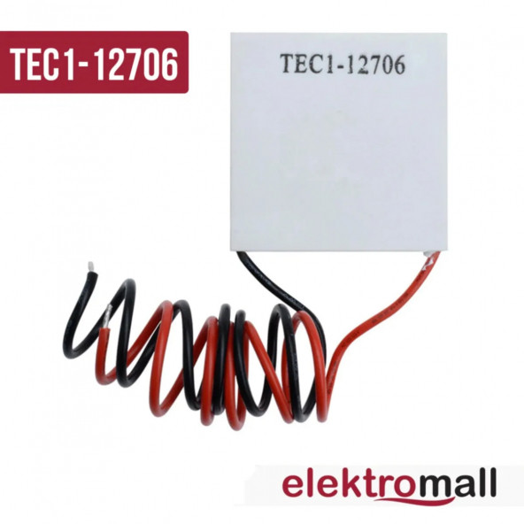 TEC1-12706 Termoelektrik soğutucu - Peltier soğutucu