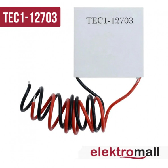 TEC1-12703 Termoelektrik soğutucu - Peltier soğutucu