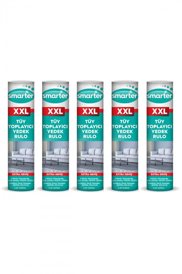 SMARTER Xxl 5 Adet Tüy Toplayıcı Yedek Rulo