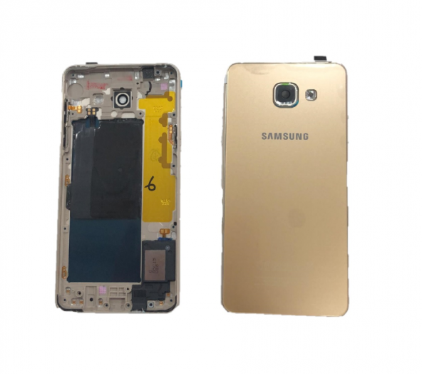 Kadrioğlu Galaxy A510 A5 2016 Çift Hat Kasa Kapak Gold