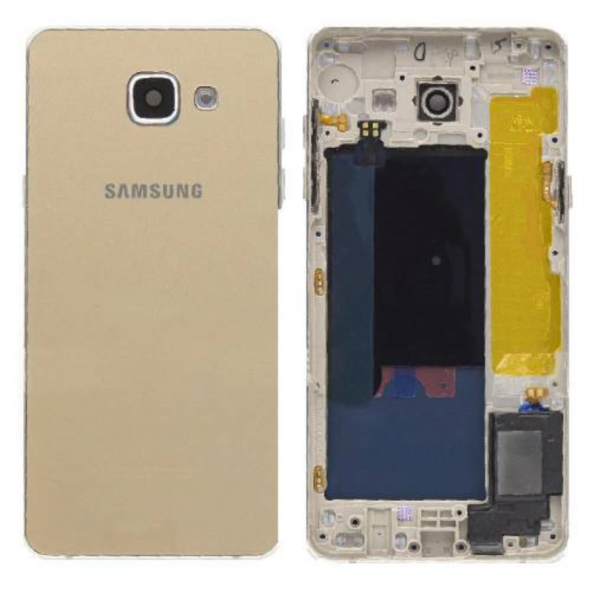 Kadrioğlu Galaxy A510 A5 2016 Tek Hat Kasa Kapak Gold - 1