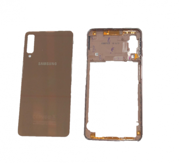 Kadrioğlu Galaxy A750 A7 2018 Kasa Kapak Gold