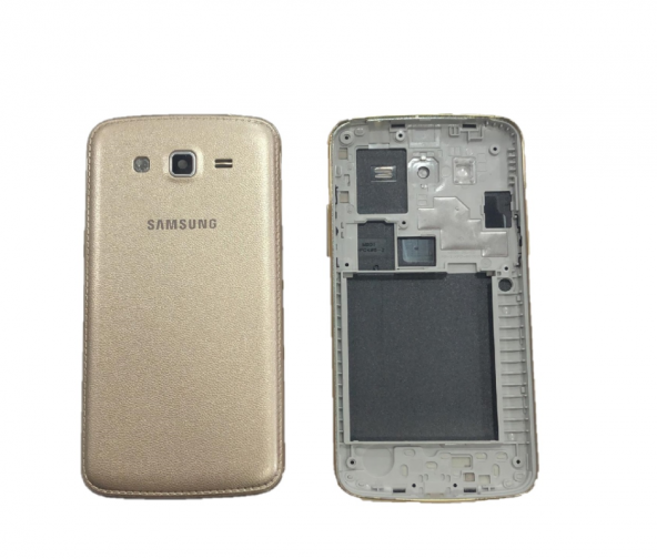 Kadrioğlu Galaxy G7102 G7106 Grand 2 Çift Hat Kasa Kapak Gold