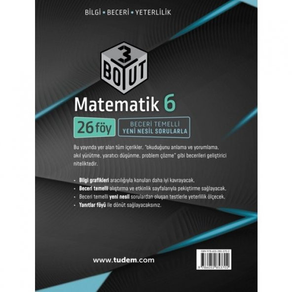 TUDEM 6. SINIF MATEMATİK 26 FÖY - 2
