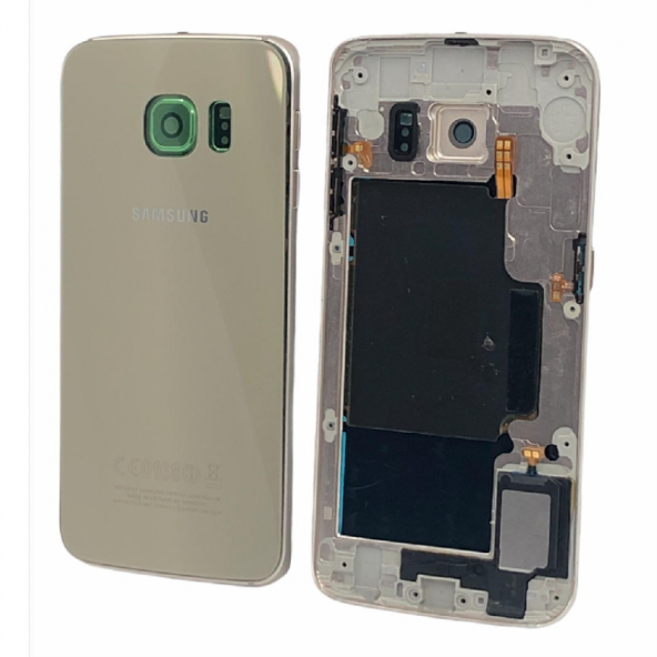 Kadrioğlu Galaxy S6 Edge G925 Kasa Kapak Gold