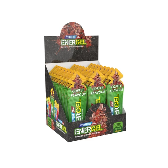 Torq Nutrition ENERGEL Caffeine Enerji ve Performans Jeli 40 Gr 24 Adet - Kahve