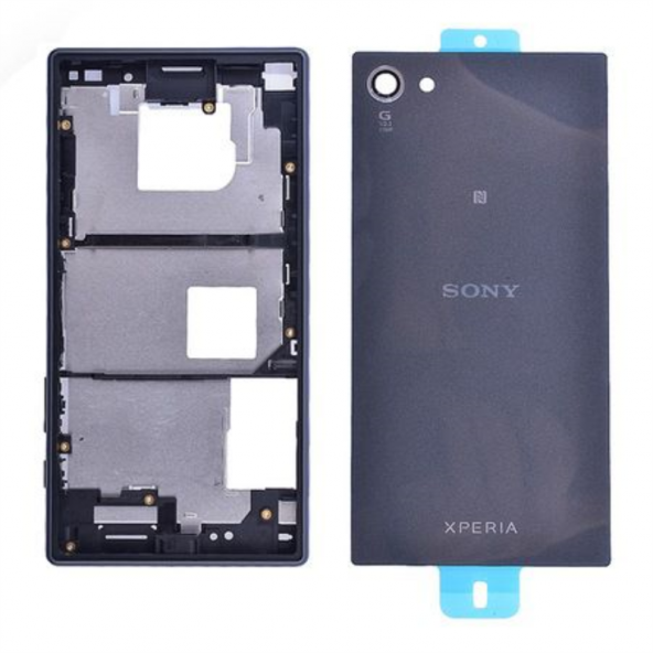 Kadrioğlu Sony Xperia Z5 Mini Compac Kasa Kapak Siyah