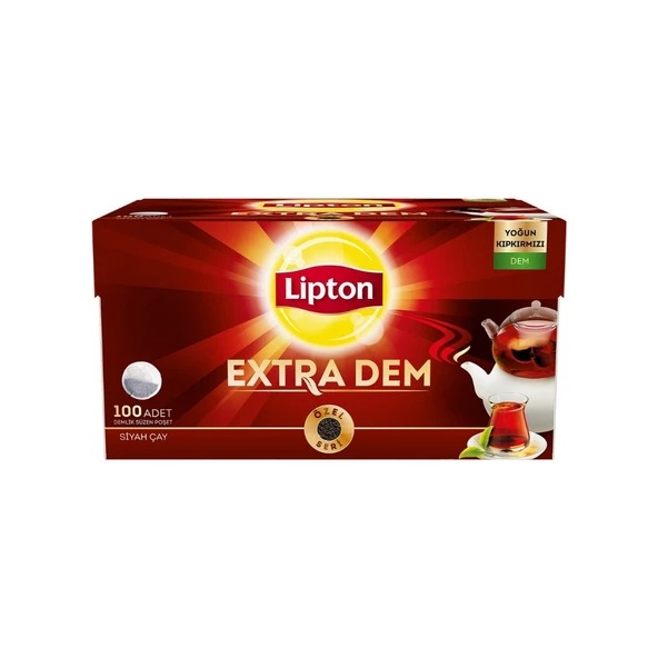 Lipton Extra Dem 3.2 gr 100lü Demlik Poşet Çay