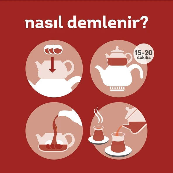 Lipton Extra Dem 100 Adet 3lü Paket Demlik Poşet Çay - 4